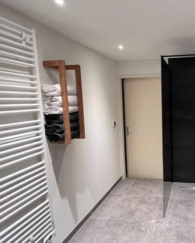 Houten handdoekenrek - Trelyz