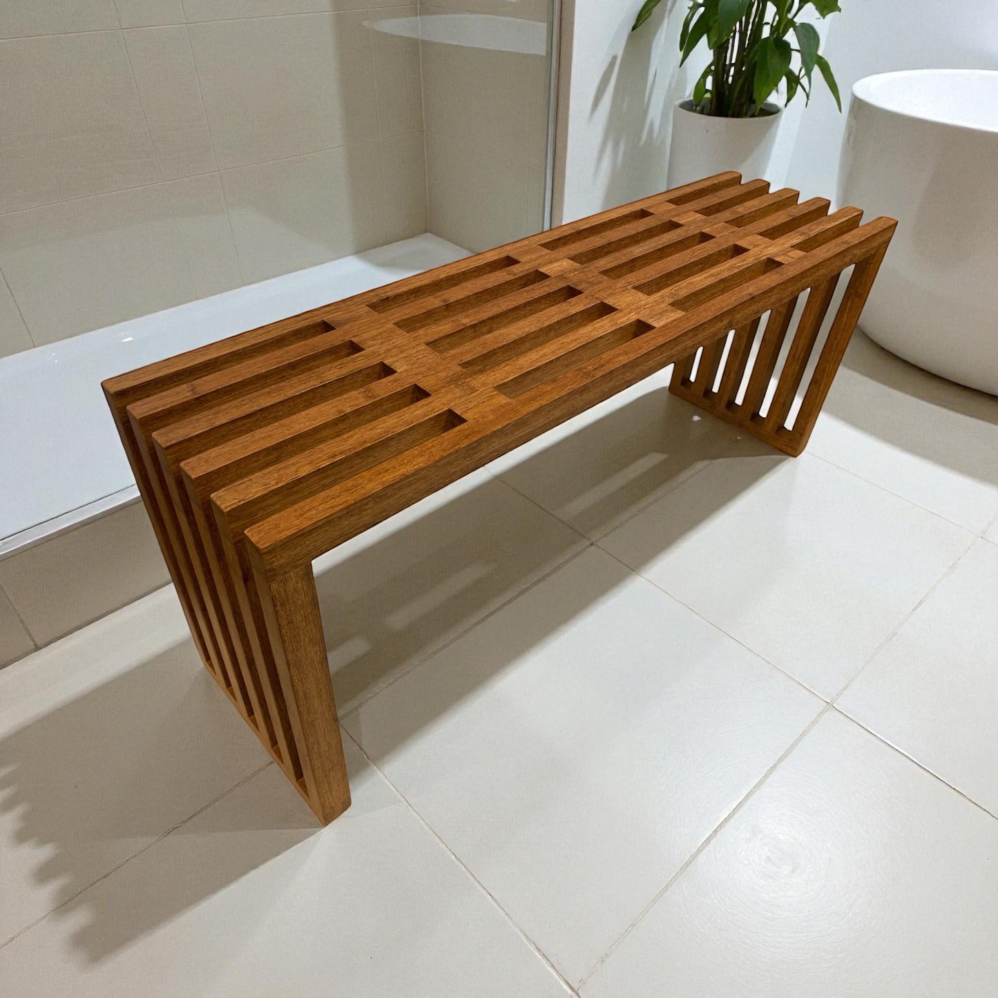 bank voor in badkamer